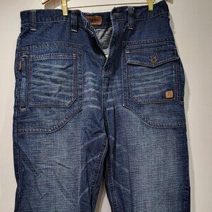 Metal Jeans 36/32. Hemmed from 36/34